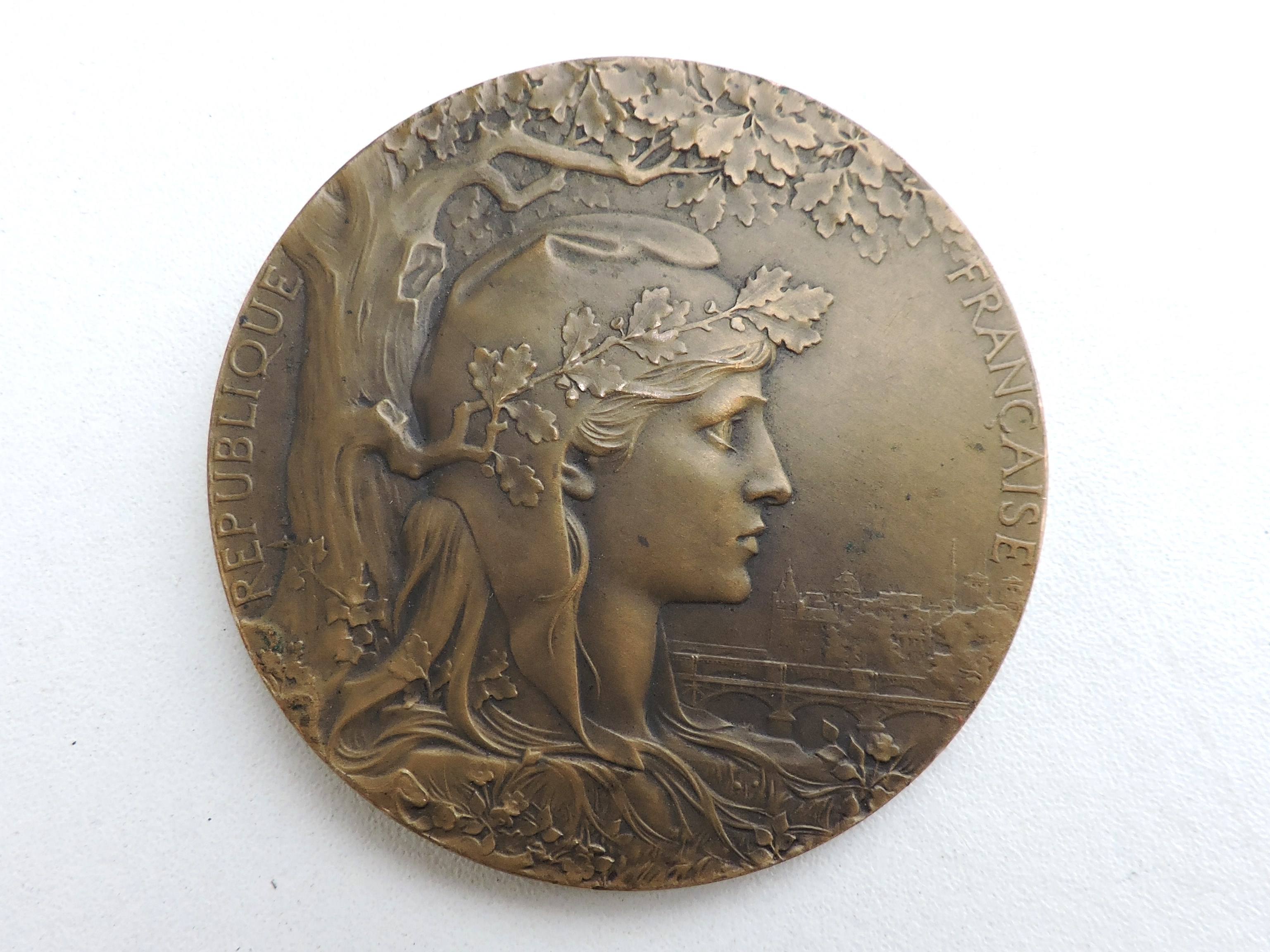M&eacute;daille bronze Exposition Universelle Internationale 1900 J.Chaplain