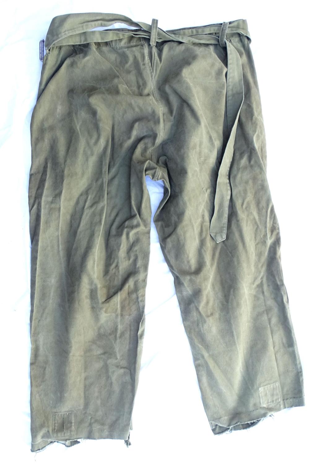 Pantalon salopette en toile Mle 38