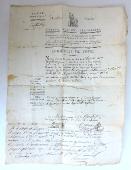 Certificat de visite Hôpital de Chambéry 1797 Autographe du Général Kellermann