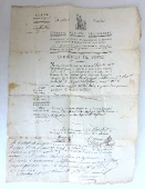 Certificat de visite Hôpital de Chambéry 1797 Autographe du Général Kellermann