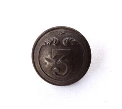 Bouton du 3&deg; R&eacute;giment d&#039;infanterie de Ligne 1844-1871