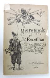 Historique du 3&deg; Bataillon de Chasseurs Saint Di&eacute; 1900