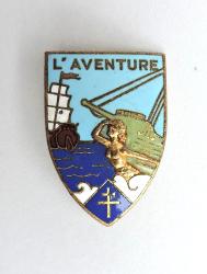Insigne L&#039;aventure  Fr&eacute;gate  Augis