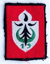 Ecusson 19&deg; Division  d&#039;Infanterie  Guerre d&#039;Alg&eacute;rie 4 crochets