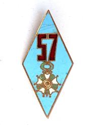Insigne 57&deg; R&eacute;giment d&rsquo;Infanterie Drago &eacute;mail