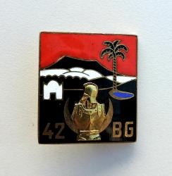 Insigne 42&deg; Bataillon du G&eacute;nie 1959-1963