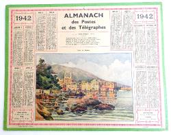 Almanach des Postes et des T&eacute;l&eacute;graphes 1942 Port de Bastia