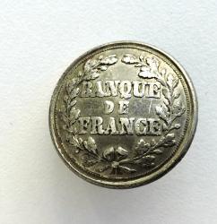 Bouton de la Banque de France  3&deg; R&eacute;publique