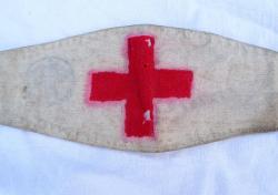 Brassard Croix rouge  Minist&egrave;re de la Guerre
