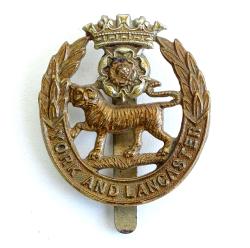 Cap Badge York and Lancaster. WW1