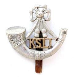 Cap badge KSLI  King&#039;s Shropshire Light Infantry