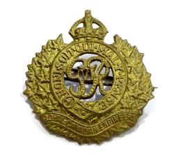 Cap badge Royal Canadian Engineers. WW2