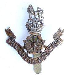 Cap badge  The Loyal Regiment  North Lancashire. WW2