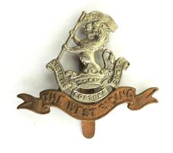 Cap badge The West Riding  Bi-m&eacute;tal  WW2