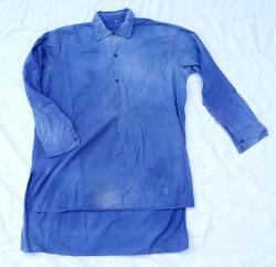 Chemise de travail bleue  Semi boutonnage Taille 41