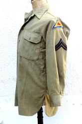 Shirt flannel OD. Corporal 7th Army
