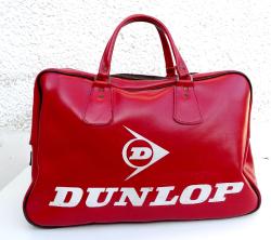 Sac de sport vintage  Dunlop. Ann&eacute;es 70/80