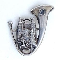 Insigne 21&egrave;me Bataillon Chasseurs &agrave; pied. Arthus Bertrand Paris