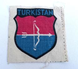 Ecusson de manche Turkistan Volontaires de l&#039;Est Wehrmacht