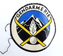Ecusson plastifi&eacute; Unit&eacute; de montagne de la Gendarmerie Nationale
