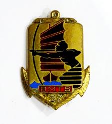 Insigne 27 &egrave;me Bataillon de Marche de Tirailleurs Senegalais  Drago M&eacute;tra