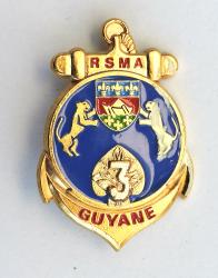 Insigne 3&deg; R&eacute;giment du Service Militaire Adapt&eacute; Guyane