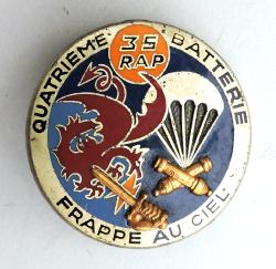 Insigne 35&deg; RAP, 4&deg; Batterie   Drago