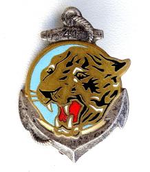 Insigne 41&deg; R&eacute;giment de Mitrailleurs d&#039;Infanterie Coloniale Drago Ber. d&eacute;pos&eacute;