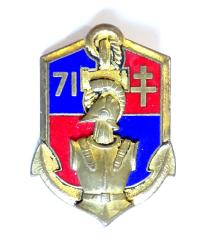 Insigne 71 &egrave;me Bataillon du G&eacute;nie Drago M&eacute;tra