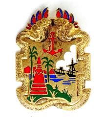 Insigne Bataillon de S&eacute;curit&eacute; de Pnom Penh A.B. Paris