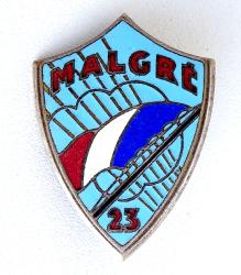 Insigne CJF 23 Malgr&eacute;  Drago.Ber &eacute;maill&eacute;