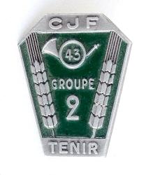 Insigne CJF 43 Groupe 2 Tenir  Augis