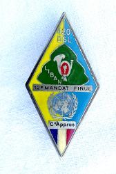 Insigne Liban 12&deg; Mandat FINUL  Compagnie Appros