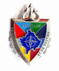 Insigne OPEX  Trident Bataillon de Commandement et Services.  Sheli.
