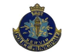 Insigne Police Municipale. Servir