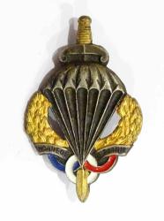 Insigne Pr&eacute;paration Militaire Parachutiste Type 1 Arthus Bertrand