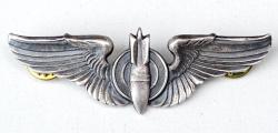 Sterling silver Bomber badge wings  WW2
