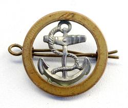 Royal Navy ratings beret badge