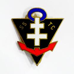 Insigne du Service Social des Troupes Coloniales  Drago d&eacute;pos&eacute;
