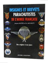 Insignes et brevets parachutistes de l&#039;arm&eacute;e fran&ccedil;aise Baltzer &amp; Micheletti