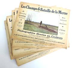 Les champs de batailles de la Marne Photographies en couleurs Gervais-Courtellemont