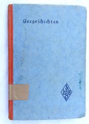 Livre  Seegeschichten  Etiquette papier du NSDAP