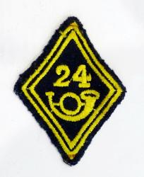 Losange  24&deg; Bataillon de Chasseurs &agrave; pied.