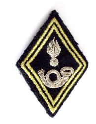 Losange en cannetille  Officier d&#039;&eacute;tat-major Chasseurs Alpins