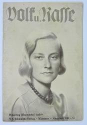 Magazine de propagande allemand Volk und Rasse 1934