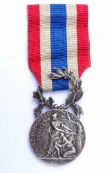 Medaille d&#039;honneur Police Municipale et Rurale   Argent