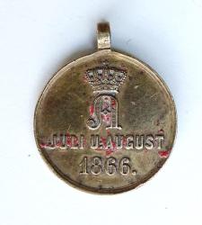 German medal  Nassau&#039;s Kriegern 1866 A
