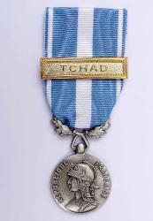 M&eacute;daille d&#039;Outre-Mer agrafe Tchad