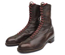 Women&#039;s leather boots circa 1940
