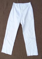 Pantalon colonial Toile de coton blanche